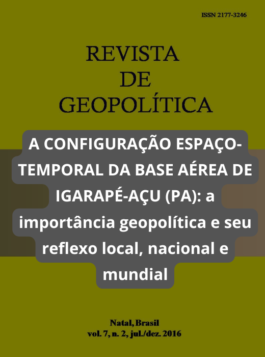A CONFIGURAÇÃO ESPAÇO-TEMPORAL DA BASE AÉREA DE IGARAPÉ-AÇU (PA): a importância geopolítica e seu reflexo local, nacional e mundial
