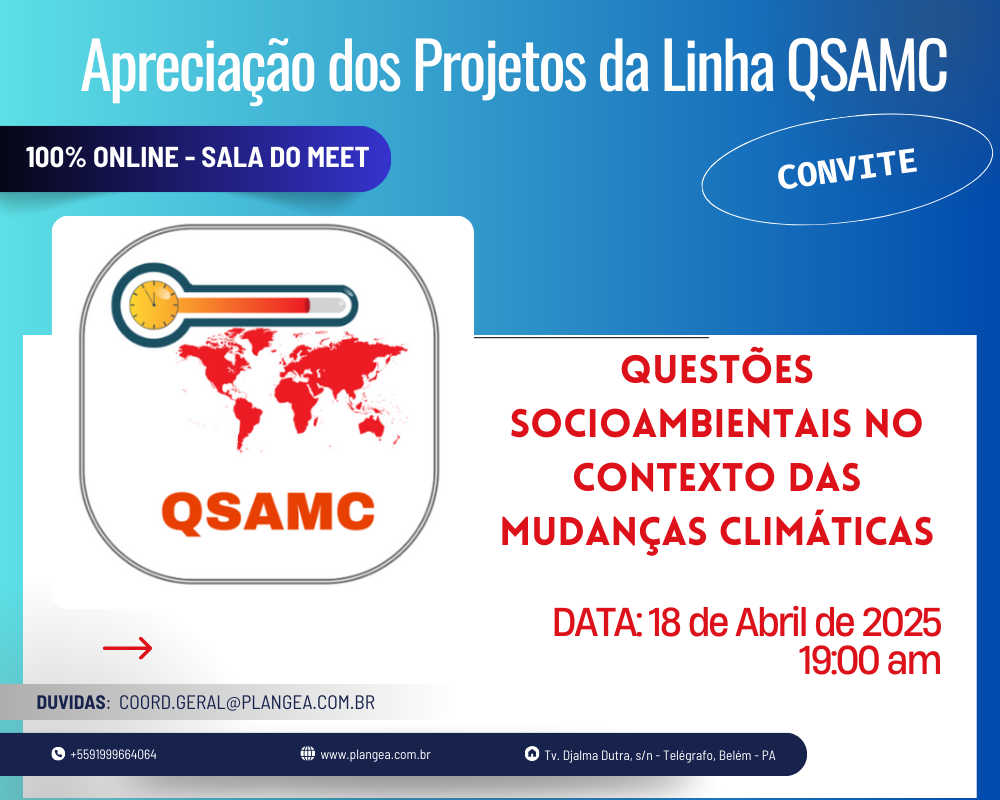 Apreciação dos projetos da linha QSAMC de Geografia Física